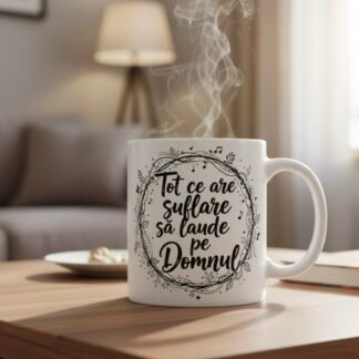 cana personalizata Tpt ce are suflare sa laude pe Domnul