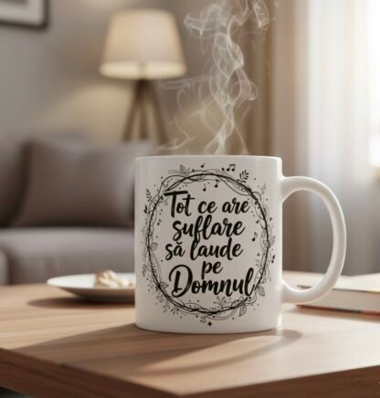 cana personalizata Tpt ce are suflare sa laude pe Domnul
